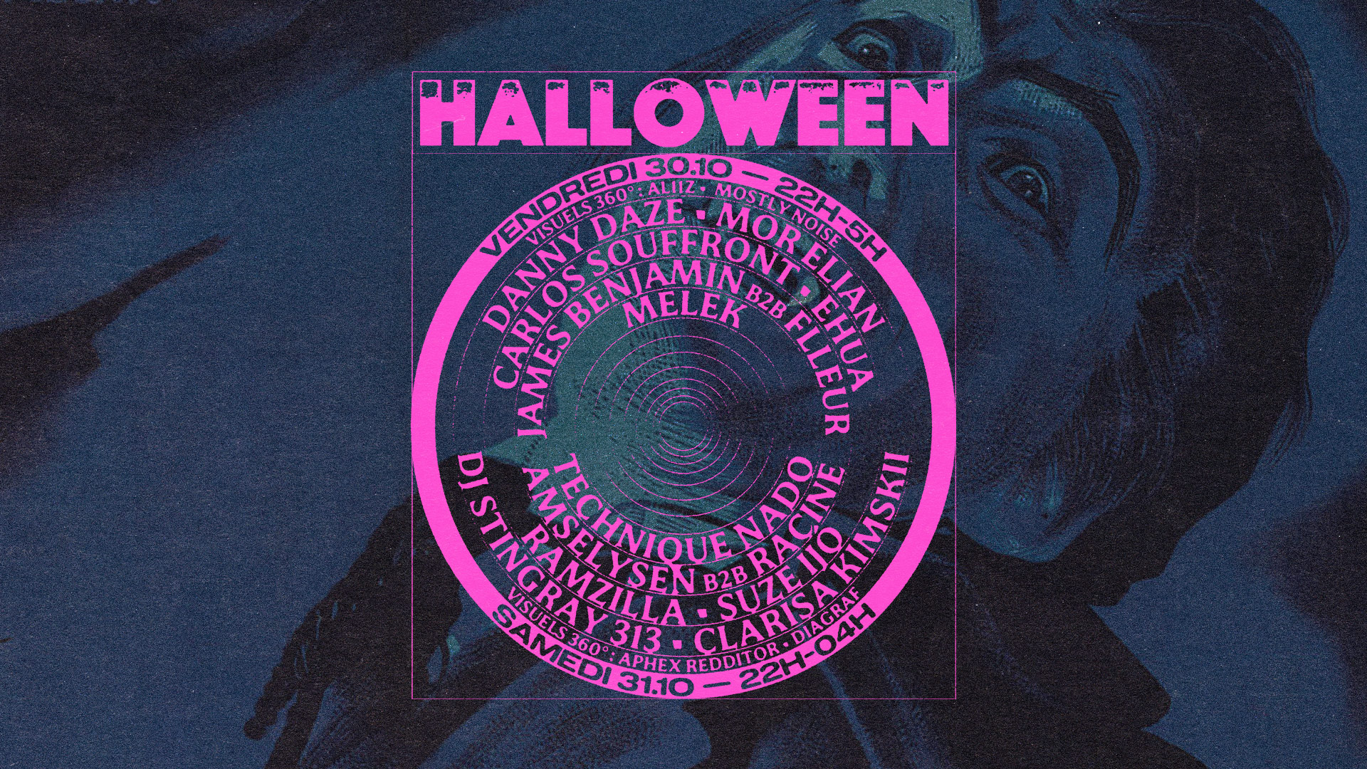 HALLOWEEN (30/10 - 31/10): Danny Daze, DJ Stingray 313, Clarisa Kimskii, Carlos Souffront, Suze Ijó, Mor Elian, Ehua +++
