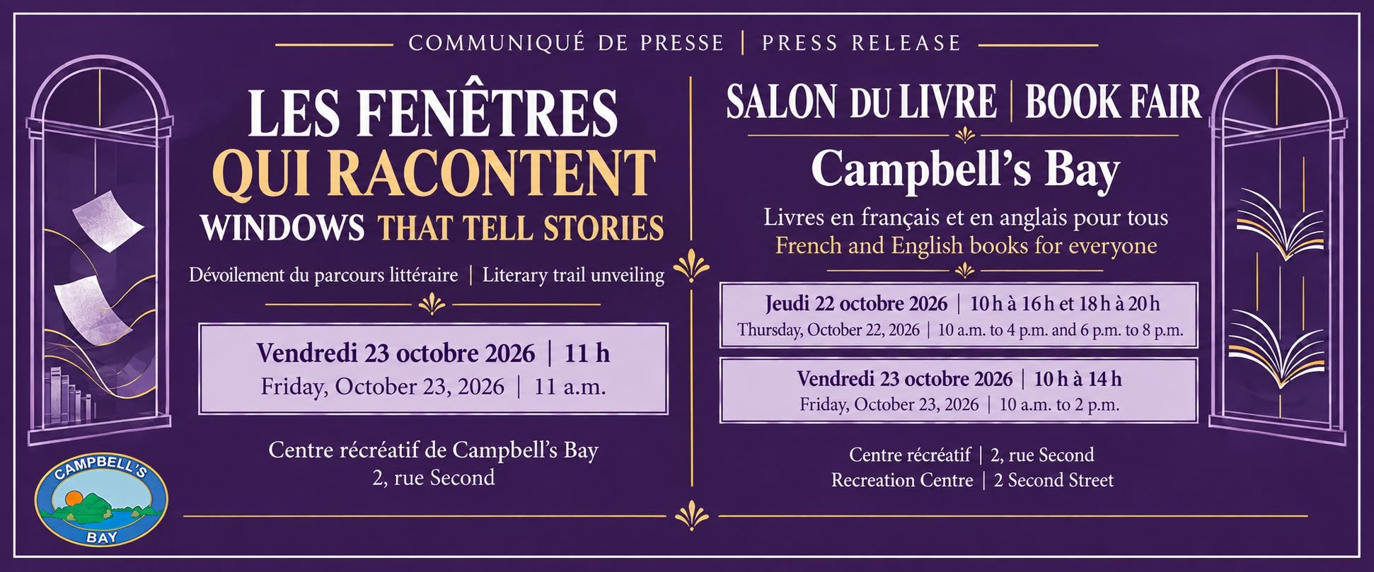 Salon du livre de Campbell's Bay